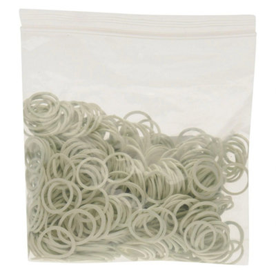 Roma Horse Plaiting Bands (Pack of 500) White (One Size) Price Comparisons | Compare The Build