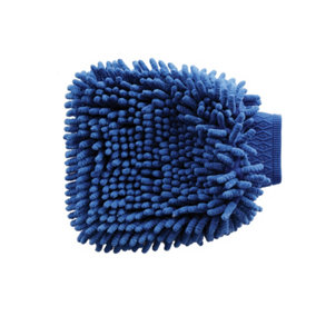 Roma Microfibre Wash Mitt Blue (One Size)