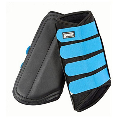 Roma Neoprene Brushing Boots Black/Blue (Pony) Price Comparisons | Compare The Build