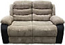 Roma Recliner 2 Seater, Jumbo Cord Combination Armchair Inspired Home Theatre and Living Room Sofa
