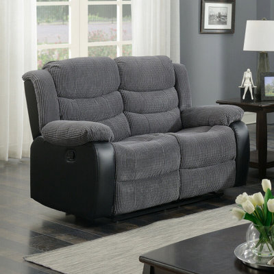 Roma Recliner Contrast Jumbo Cord 2 Seater Armchair Inspired Home