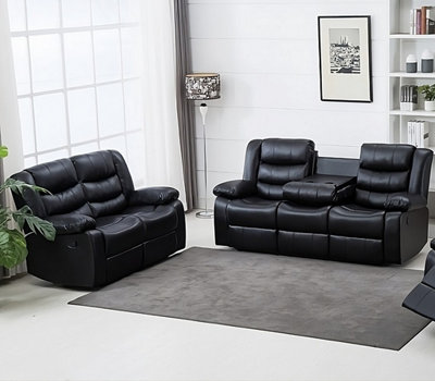 3 seater sofa discount with 2 reclining seats