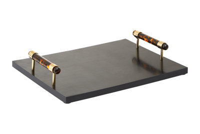 Roma Rectangular Tortoise Shell Tray