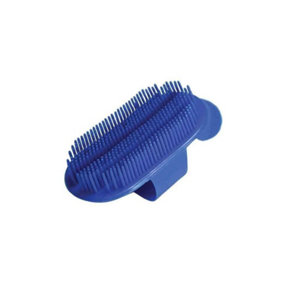 Roma Sarvis Plastic Horse Curry Comb Blue (L)