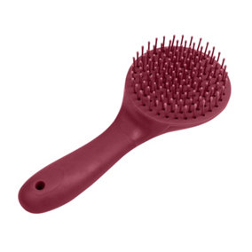 Roma Soft Touch Mane & Tail Brush Maroon (One Size)