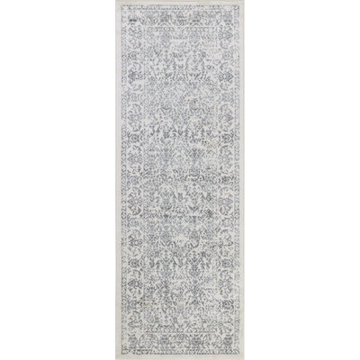 Roma-Vintage Off-White Grey Charcoal Traditional Boho Living Dining ...