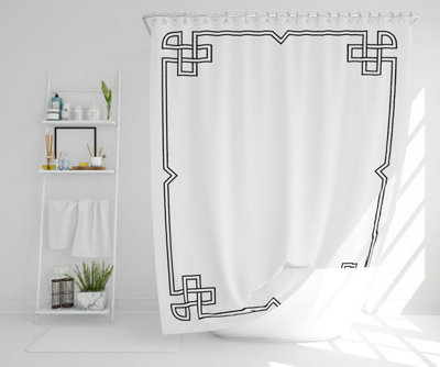 Roman Ornamental Frame (Shower Curtain) / Default Title Price Comparisons | Compare The Build