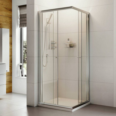 Roman showers Corner Entry double door corner shower enclosure 700x700mm