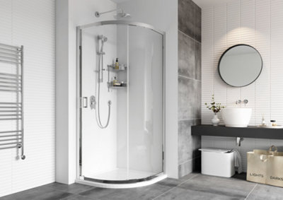 Roman Showers Haven8 1 Door Quad 800 X 800mm | DIY At B&Q