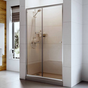 Roman showers Sliding shower door for recess 1400mm