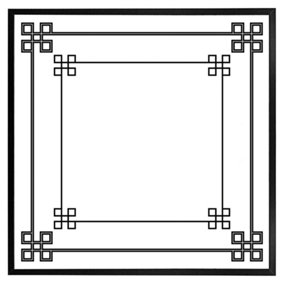 Roman style ornamental frame (Picutre Frame) / 12x12" / Brown