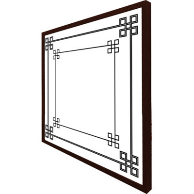 Roman style ornamental frame (Picutre Frame) / 16x16" / Oak