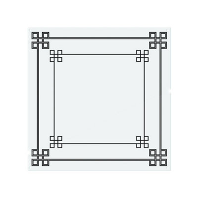 Roman Style Ornamental Frame Splash Back designer style