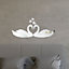 Romantic Swan Kiss Mirror Stickers Nursery Home Decoration Gift Ideas 5 pieces