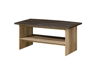 Romero R12 Coffee Table - Robust Natural Charm in Oak Canyon, H550mm W1200mm D700mm