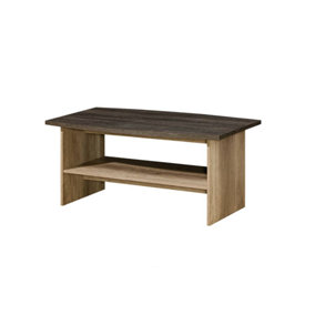 Romero R12 Coffee Table - Robust Natural Charm in Oak Canyon, H550mm W1200mm D700mm