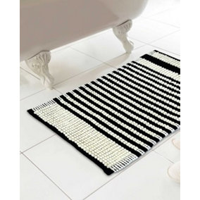 Romo Bathmat 46x76cm Black and White