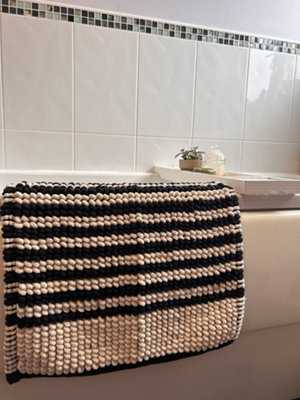 Romo Bathmat 46x76cm Black and White
