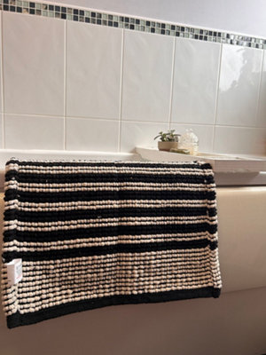 Romo Bathmat 46x76cm Black and White - 3