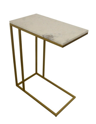 Marble top deals c table