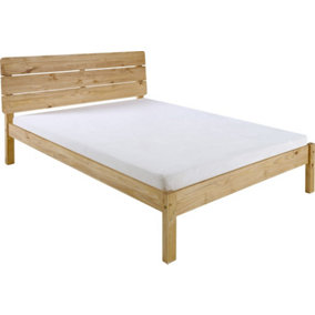 Ronan 5ft Kingsize Bed Solid in Waxed Pine Finish