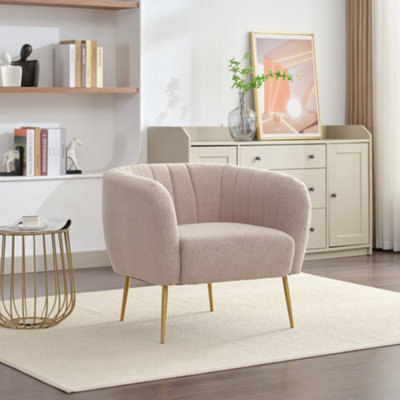 Light brown deals accent chair