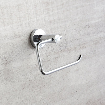 Ronda Chrome Toilet Roll Holder