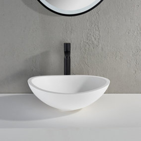 Ronda Matt Countertop Stone Basin 420mm