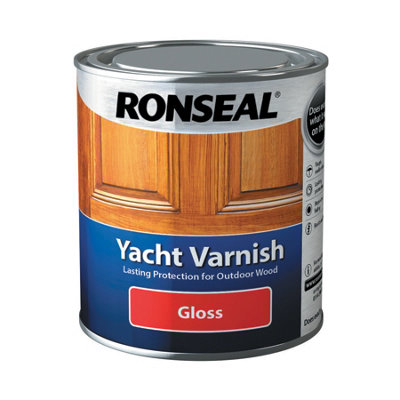 Ronseal 08882 Exterior Yacht Varnish Gloss 500ml RSLYVG500