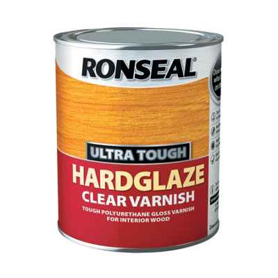 Ronseal 09054 Ultra Tough Hardglaze Internal Clear Gloss Varnish 750ml RSLUTVHG750