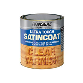 Ronseal 09055 Ultra Tough Internal Clear Satincoat Varnish 750ml RSLUTVSC750