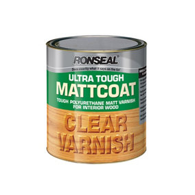 Ronseal 09056 Ultra Tough Internal Clear Mattcoat Varnish 750ml RSLUTVMC750
