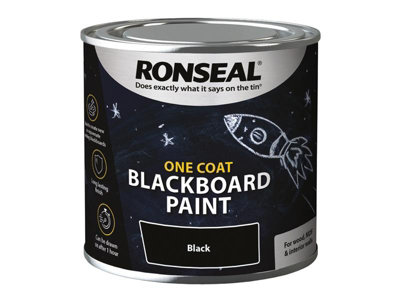 Ronseal 35227 One Coat Blackboard Paint 250ml RSLOCBBP250