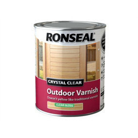 Ronseal 37369 Crystal Clear Outdoor Varnish Matt 2.5 litre RSLCCODVM25L