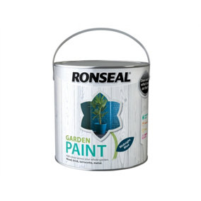 Ronseal 37434 Garden Paint Midnight Blue 2.5L Exterior Outdoor Wood Shed Metal