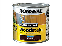 Ronseal 37461.00 Quick Drying Woodstain Satin Smoked Walnut 250ml RSLQDWSSW250