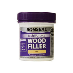 Ronseal 37529 Multipurpose Wood Filler Tub Oak 250g RSLMPWFO250G