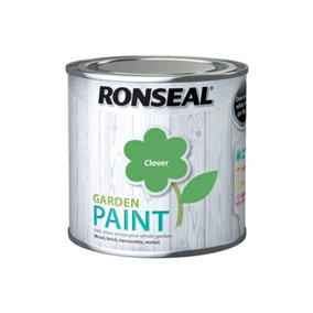 Ronseal 37598 Garden Paint Clover 250ml Exterior Outdoor Wood Shed Metal Brick
