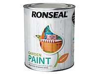 Ronseal 37609 Garden Paint Sunburst 750ml Exterior Outdoor Wood Shed Metal Brick