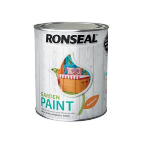 Ronseal 37609 Garden Paint Sunburst 750ml Exterior Outdoor Wood Shed Metal Brick