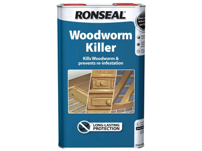 Ronseal 37662 Woodworm Killer 5 litre RSLWK5L