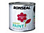 Ronseal 38268 Garden Paint Moroccan Red 250ml Exterior Outdoor Wood Shed Metal