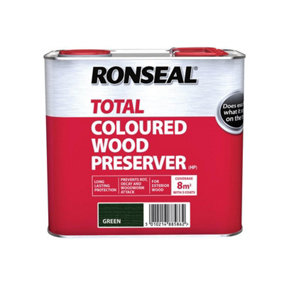 Ronseal 38586 Trade Total Wood Preserver Green 2.5 litre RSLTTWPGR25L