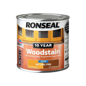 Ronseal 38666 10 Year Woodstain Natural Pine 250ml RSL10WSNP250