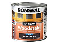Ronseal 38667 10 Year Woodstain Smoked Walnut 250ml RSL10WSSW250