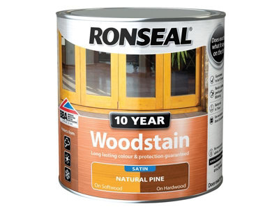 Ronseal 38677 10 Year Woodstain Natural Pine 750ml RSL10WSNP750