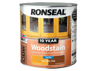 10 Year Weatherproof Wood Paint Black Gloss 2.5 litre