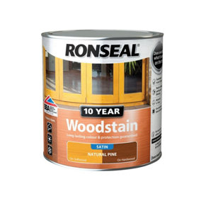 Ronseal 38688 10 Year Woodstain Natural Pine 2.5 litre RSL10WSNP25L