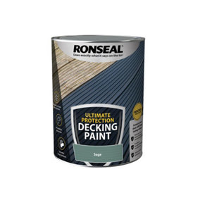 Ronseal 39103 Ultimate Protection Decking Paint Sage 5 litre RSLDPS5L