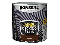 Ronseal 39104 Ultimate Protection Decking Stain Walnut 2.5 litre RSLNUDSWN25L